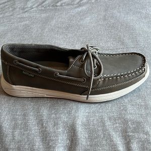 Eastland Benton Boat shoe.  Grey 10.5 Mens. Brand New